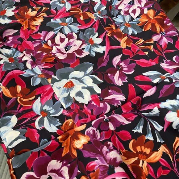 NWOT Alexia Admor Colorfull Tropical Floral Tank Top, size L - Picture 3 of 7